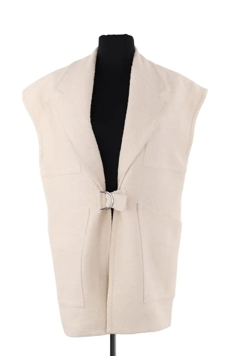 Veste Iro Ecru en Coton, taille XXS - Seconde Main
