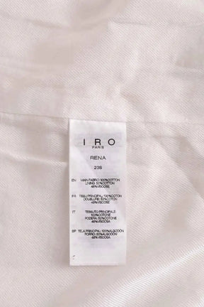 Veste Iro Ecru en Coton
