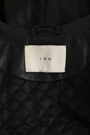 Veste Iro Jone Noir en Cuir
