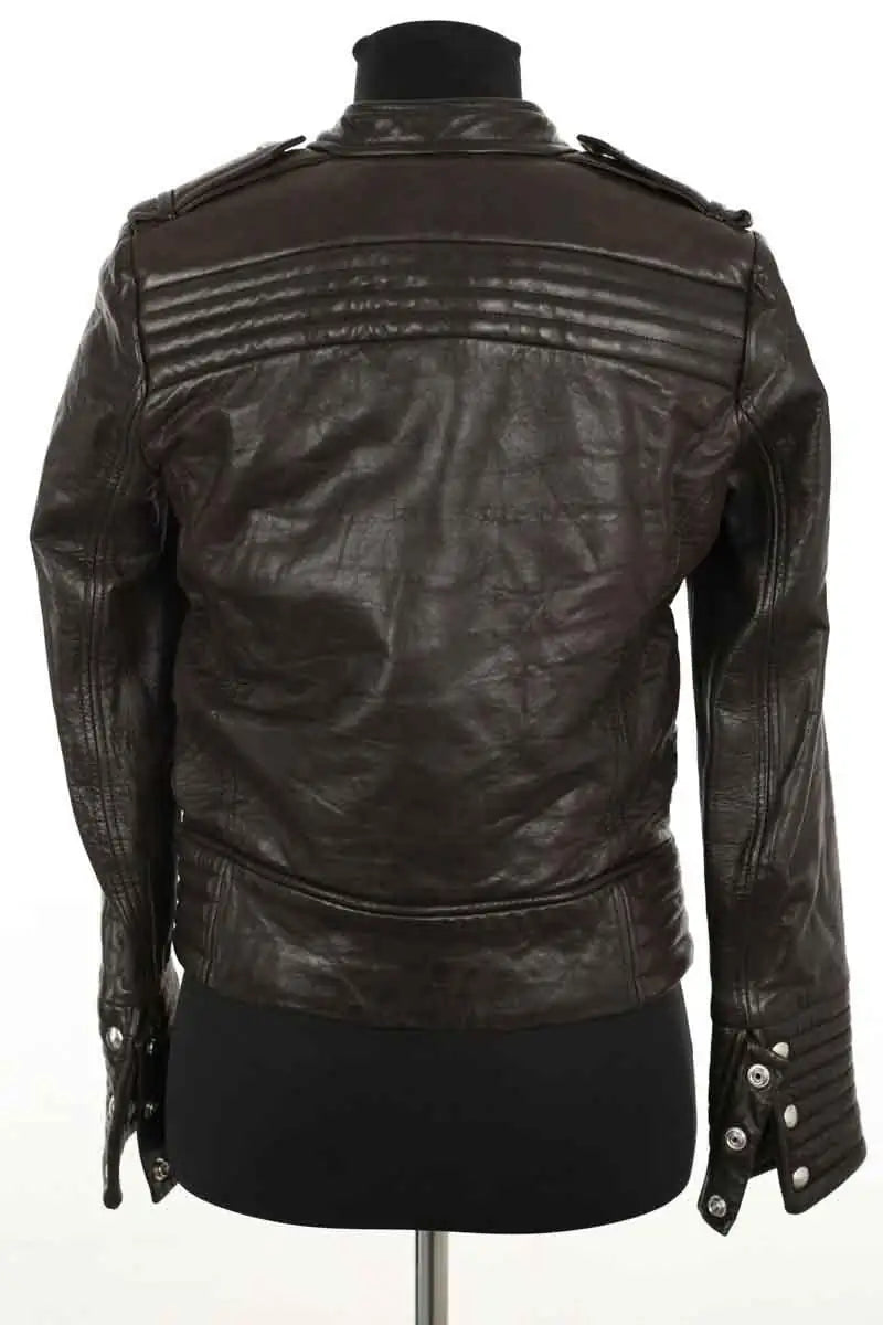 Veste Iro Marron en Cuir