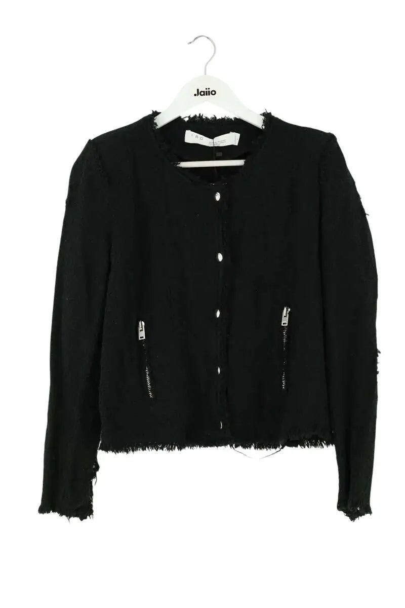 Veste Iro Noir en Coton, taille S - Seconde Main