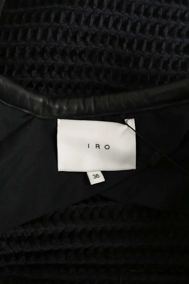 Veste Iro Noir en Cuir