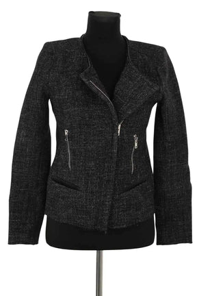 Veste Iro Noir en Laine, taille XS - Seconde Main