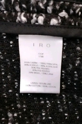 Veste Iro Noir en Polyester