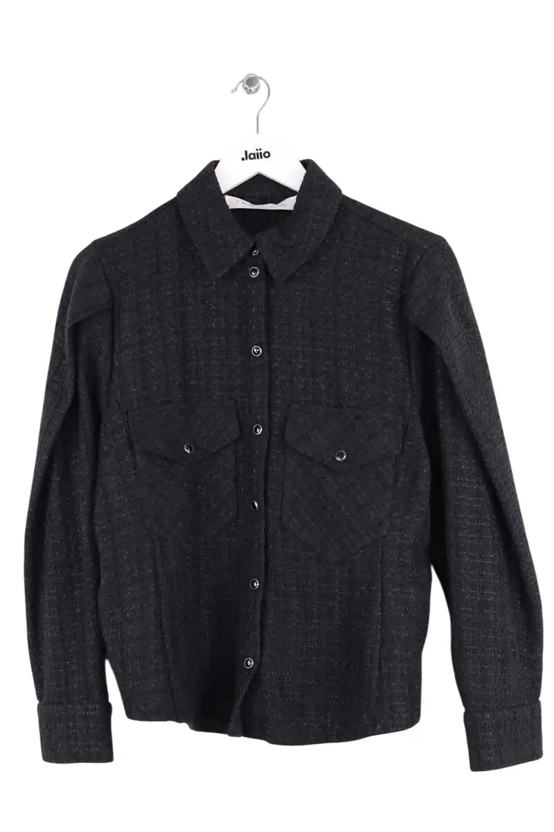 Veste Iro Noir en Synthétique, taille XL - Seconde Main