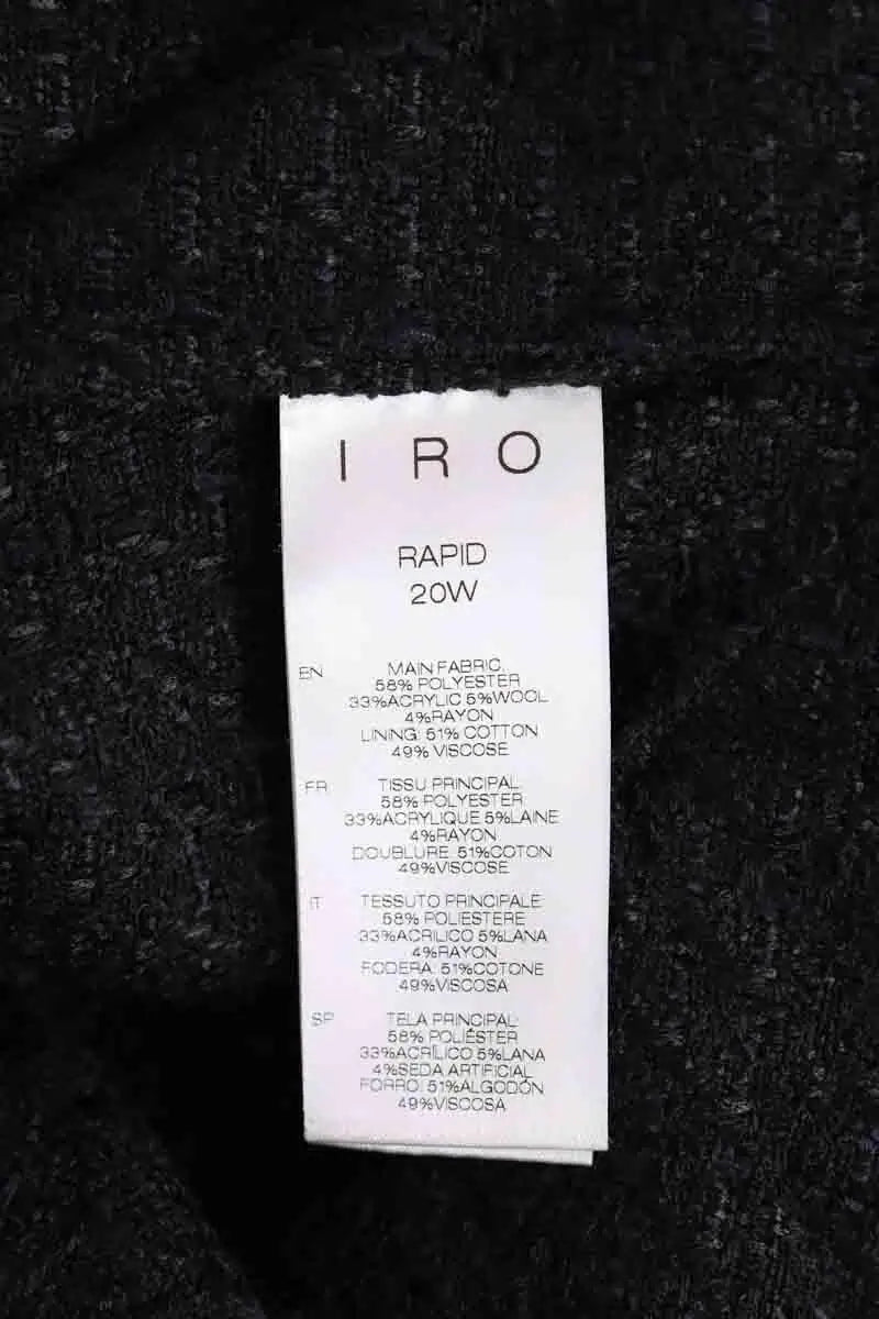 Veste Iro Noir en Synthétique