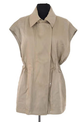 Veste Iro Quosa Kaki en Synthétique, taille XS - Seconde Main