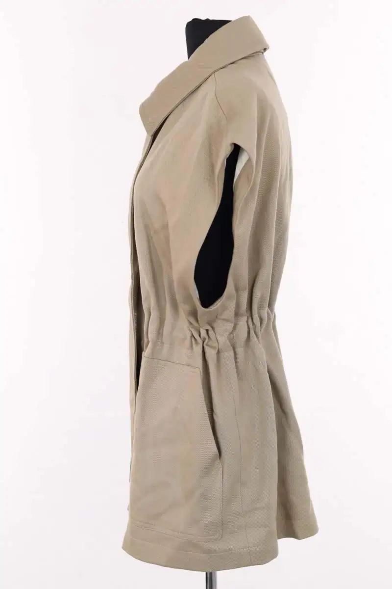Veste Iro Quosa Kaki en Synthétique