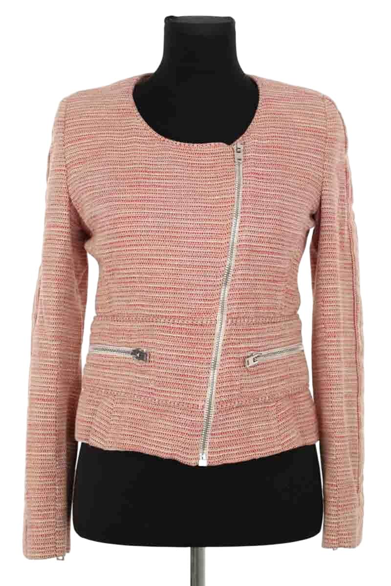 Veste Iro Rose en Coton, taille M - Seconde Main