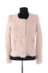 Veste Iro Rose en Coton, taille S - Seconde Main