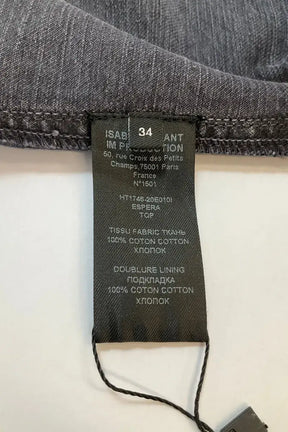 Veste Isabel Marant Anthracite en Coton