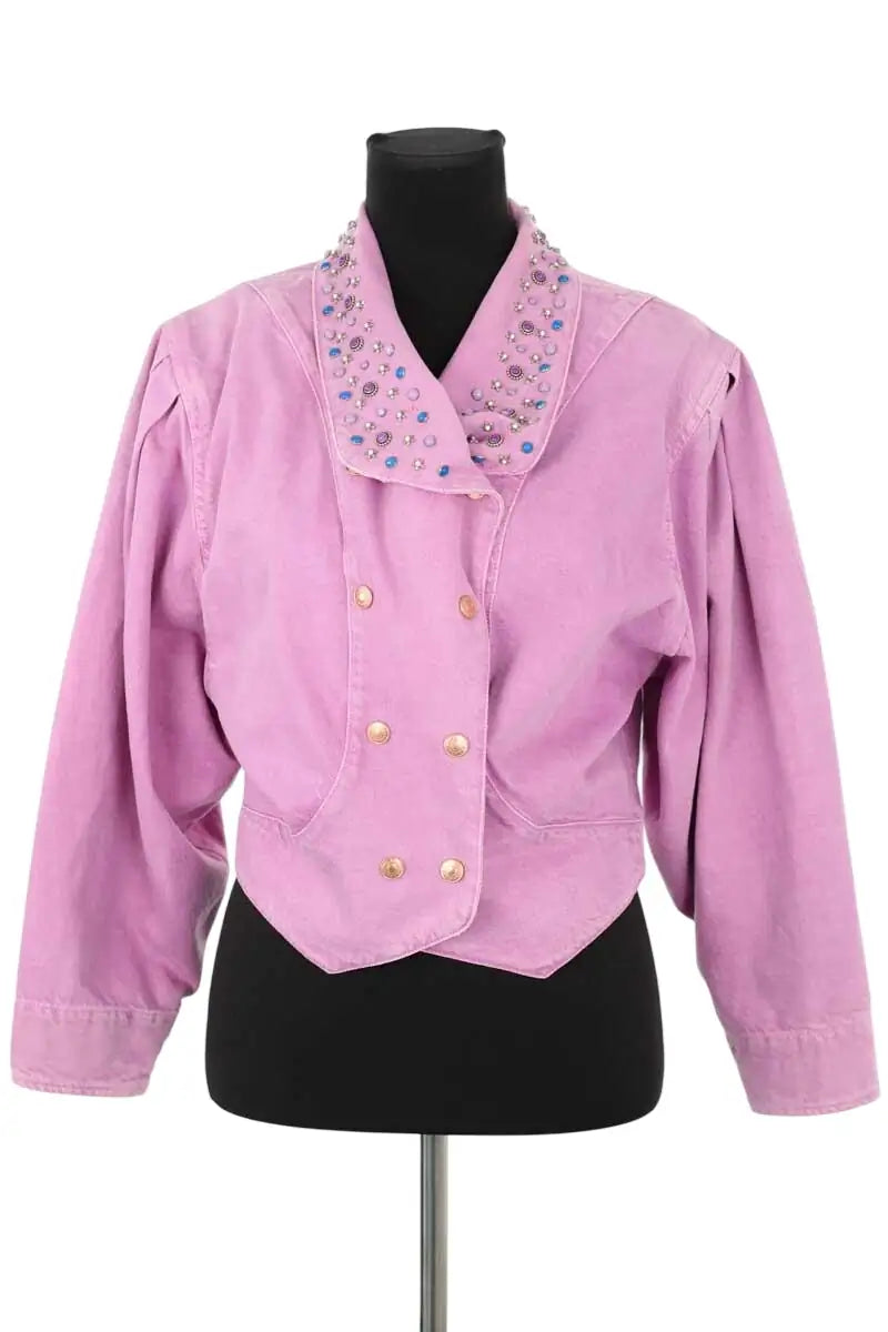 Veste Isabel Marant Diego Rose en Coton, taille M - Seconde Main