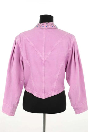 Veste Isabel Marant Diego Rose en Coton