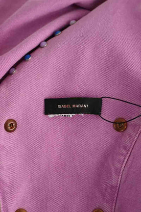 Veste Isabel Marant Diego Rose en Coton