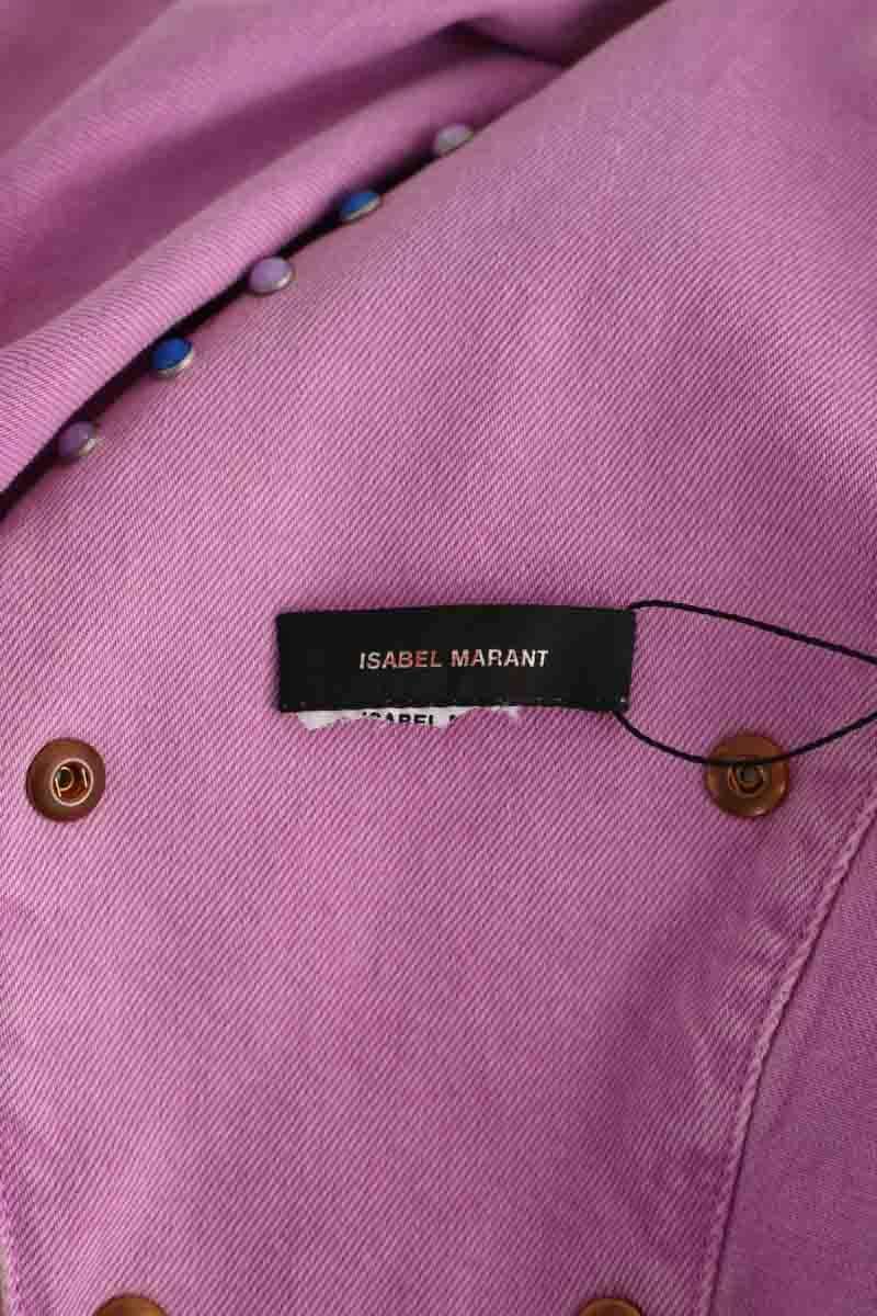 Veste Isabel Marant Diego Rose en Coton