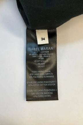 Veste Isabel Marant Étoile Anthracite en Coton