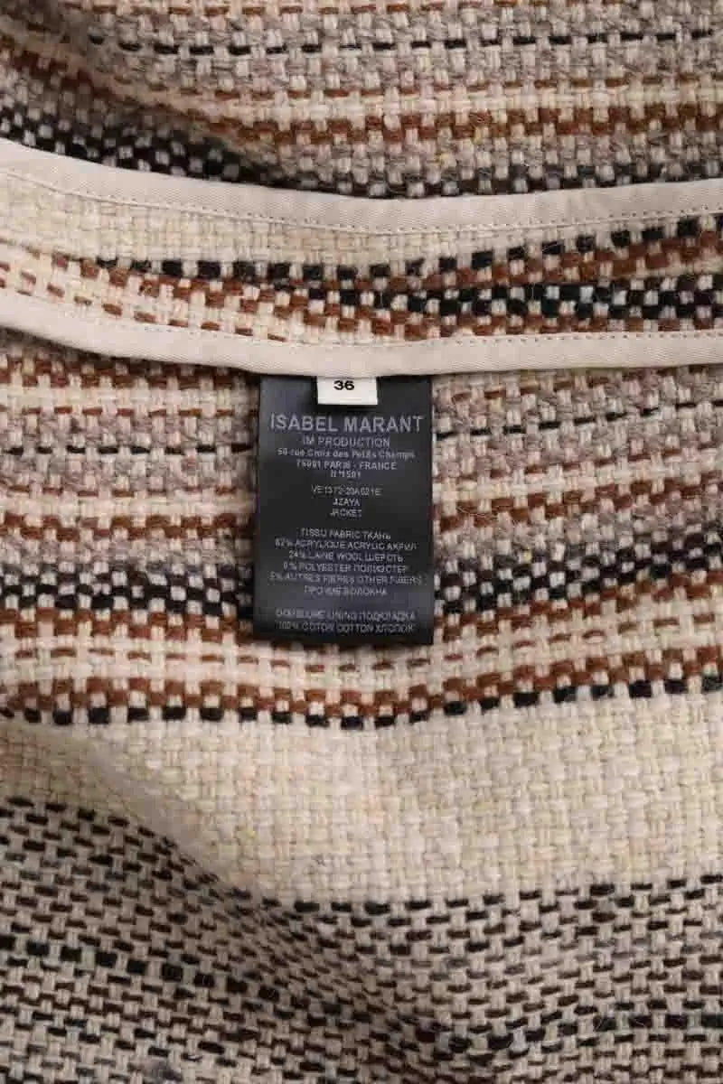 Veste Isabel Marant Étoile Beige en Synthétique