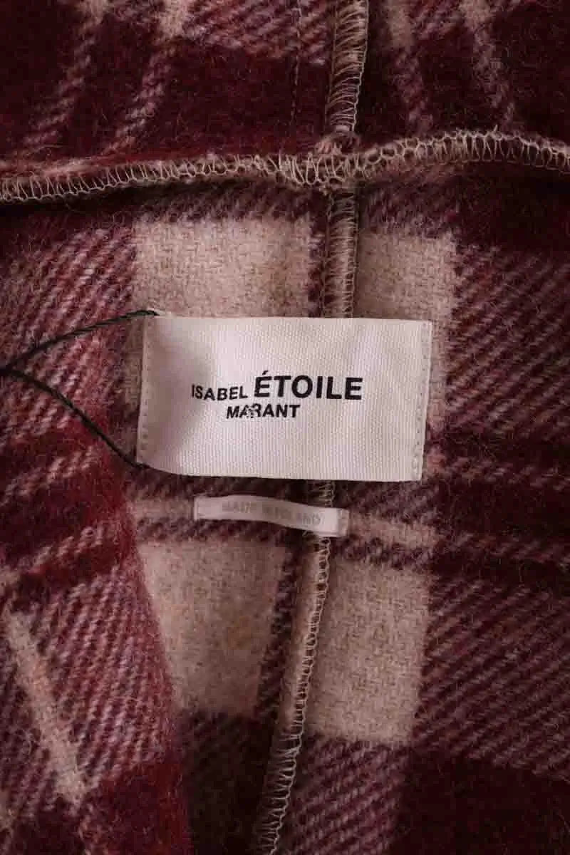 Veste Isabel Marant Étoile Bordeaux en Laine