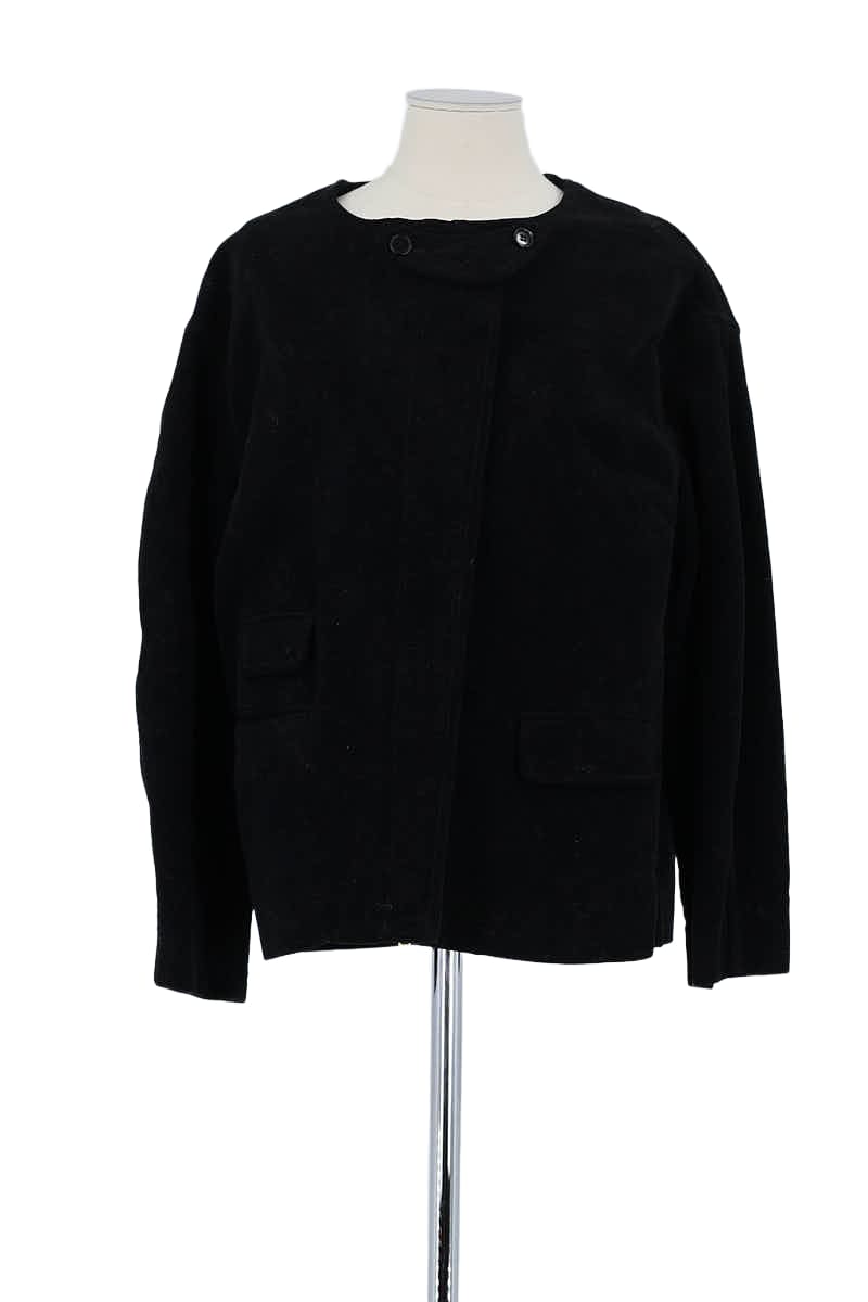 Veste Isabel Marant Étoile Noir en Daim, taille S - Seconde Main
