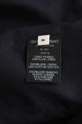 Veste Isabel Marant Étoile Noir en Lin