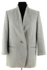 Veste Isabel Marant Gris en Laine, taille S - Seconde Main