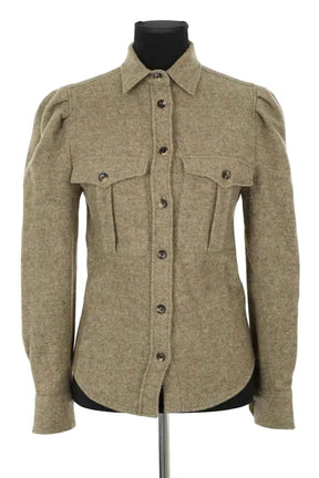 Veste Isabel Marant Gris en Laine, taille XS - Seconde Main