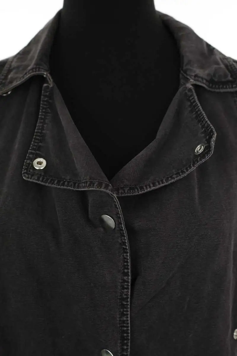 Veste Isabel Marant Thalia Noir en Coton