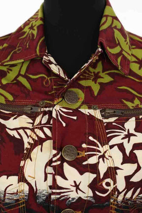 Veste Jean Paul Gaultier Bordeaux en Coton