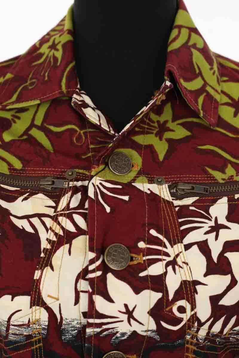 Veste Jean Paul Gaultier Bordeaux en Coton