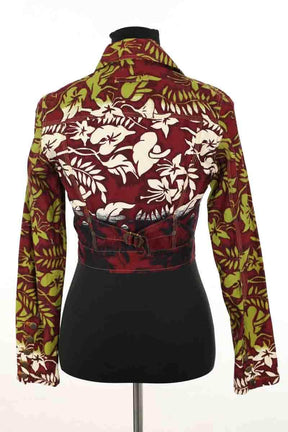 Veste Jean Paul Gaultier Bordeaux en Coton