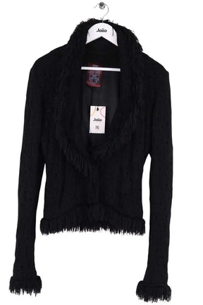 Veste John Galliano Noir en Synthétique, taille M - Seconde Main