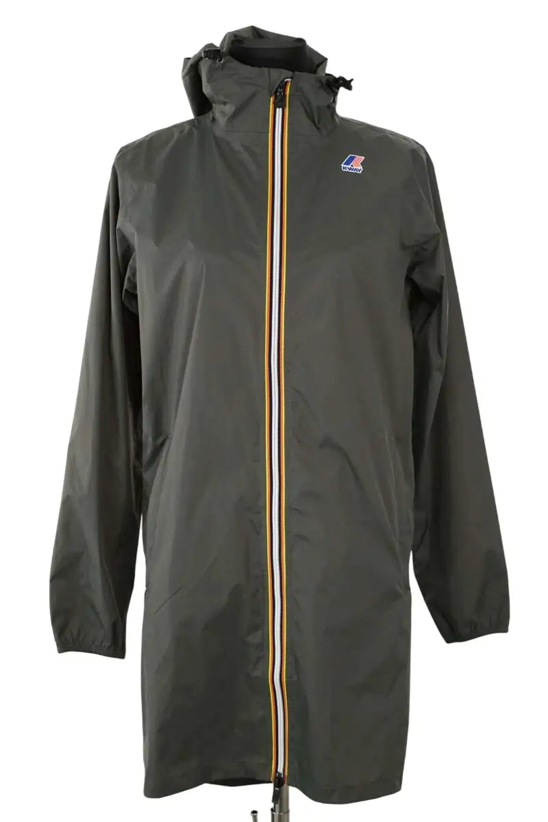 Veste K-Way Kaki en Synthétique, taille XS - Seconde Main