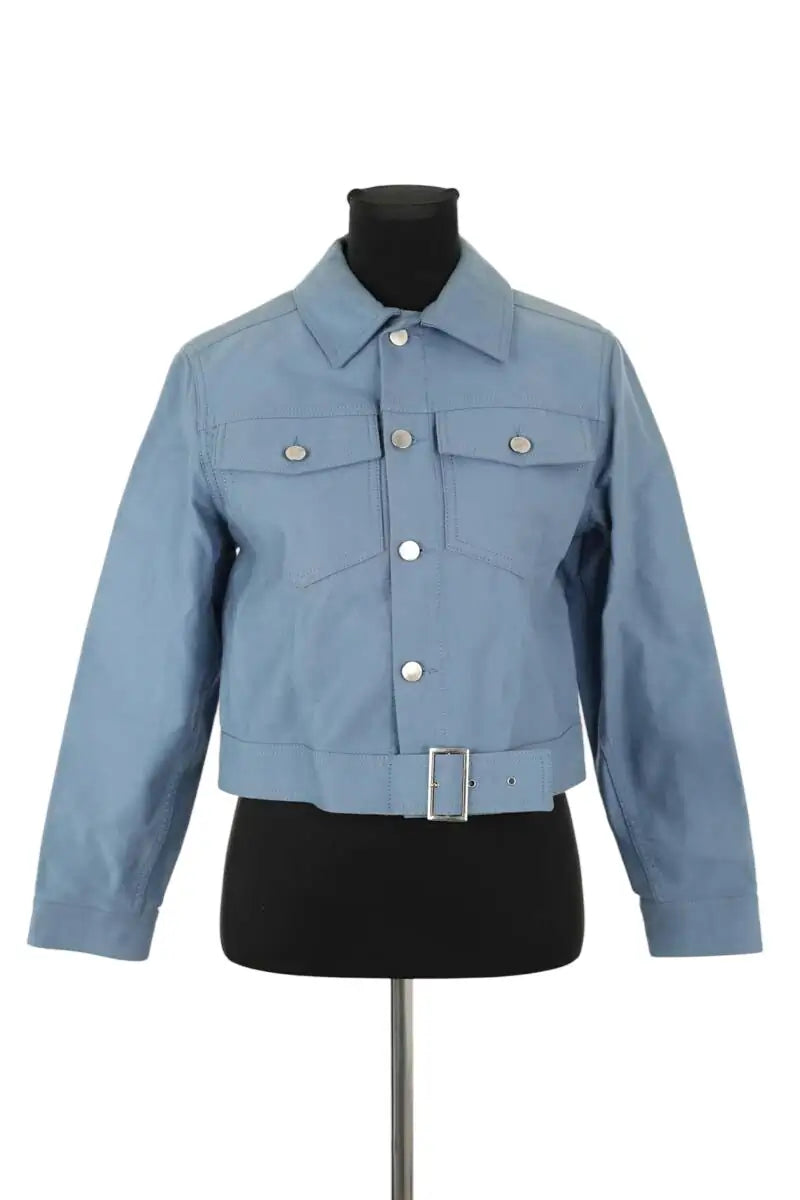 Veste Kitsuné Bleu en Coton, taille S - Seconde Main