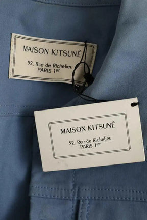 Veste Kitsuné Bleu en Coton