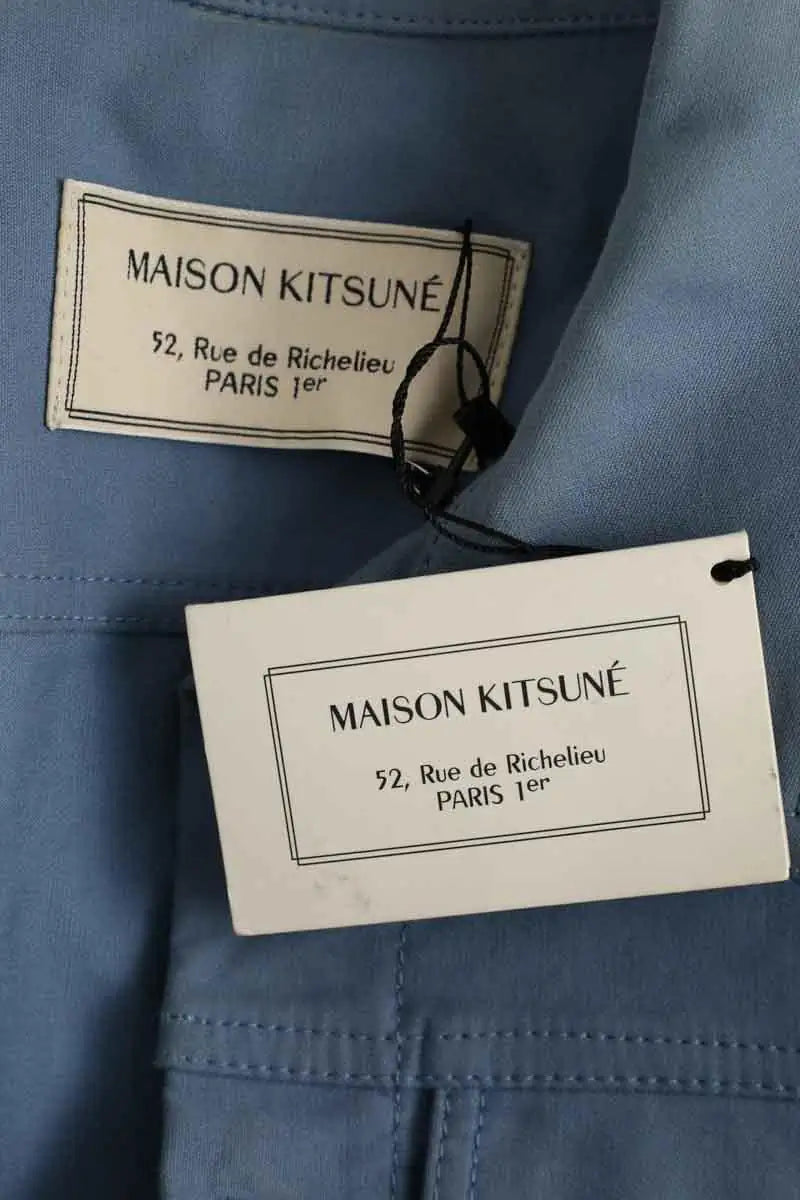 Veste Kitsuné Bleu en Coton