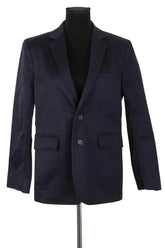 Veste Kitsuné Marine en Coton, taille S - Seconde Main