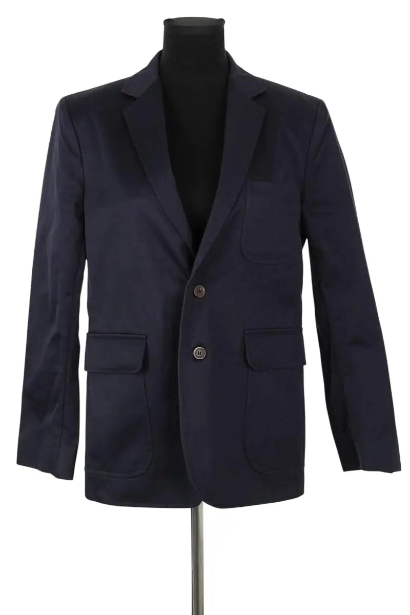 Veste Kitsuné Marine en Coton, taille S - Seconde Main