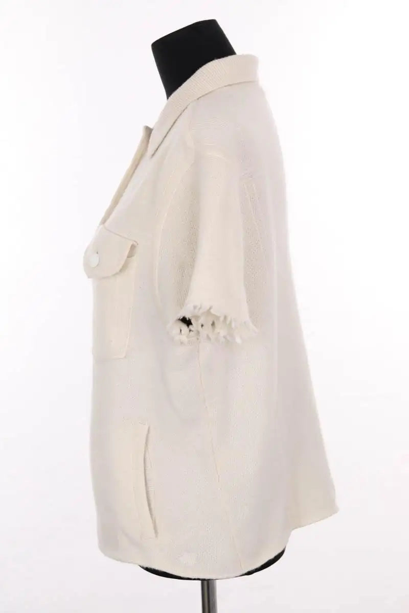 Veste Kujten Blanc en Cachemire