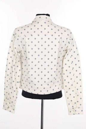 Veste Lacoste Blanc en Coton