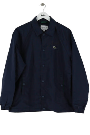 Veste Lacoste Marine en Polyamide, taille M - Seconde Main