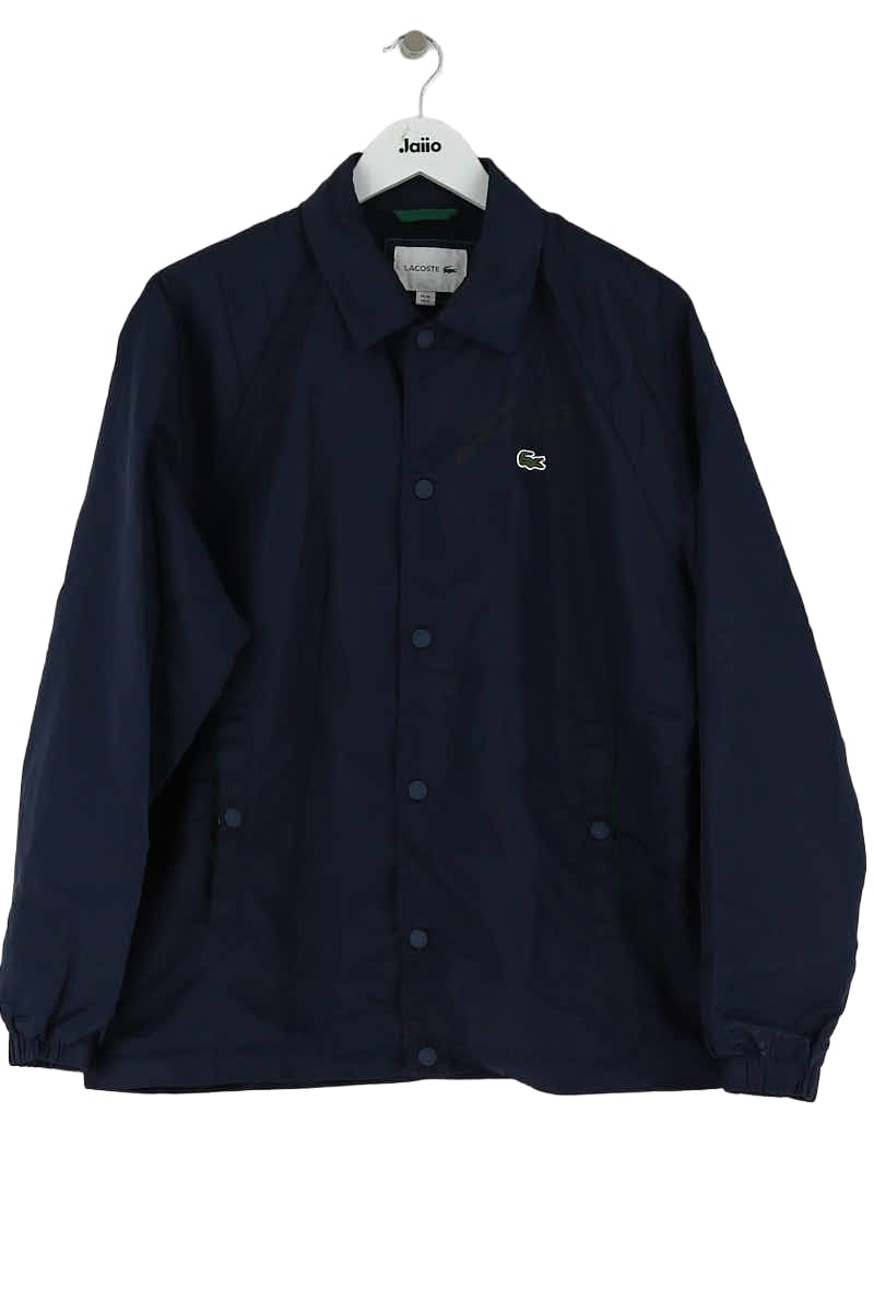 Veste Lacoste Marine en Polyamide, taille M - Seconde Main