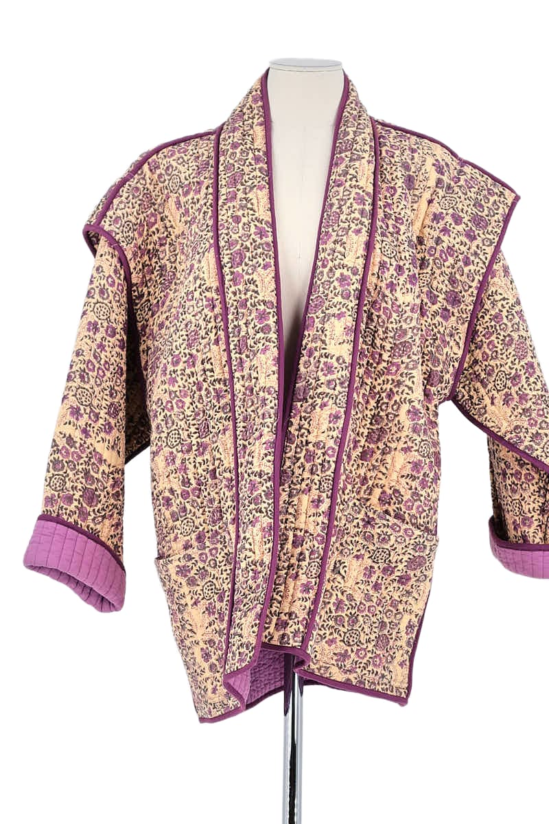 Veste Laurence Bras Violet en Coton, taille S - Seconde Main