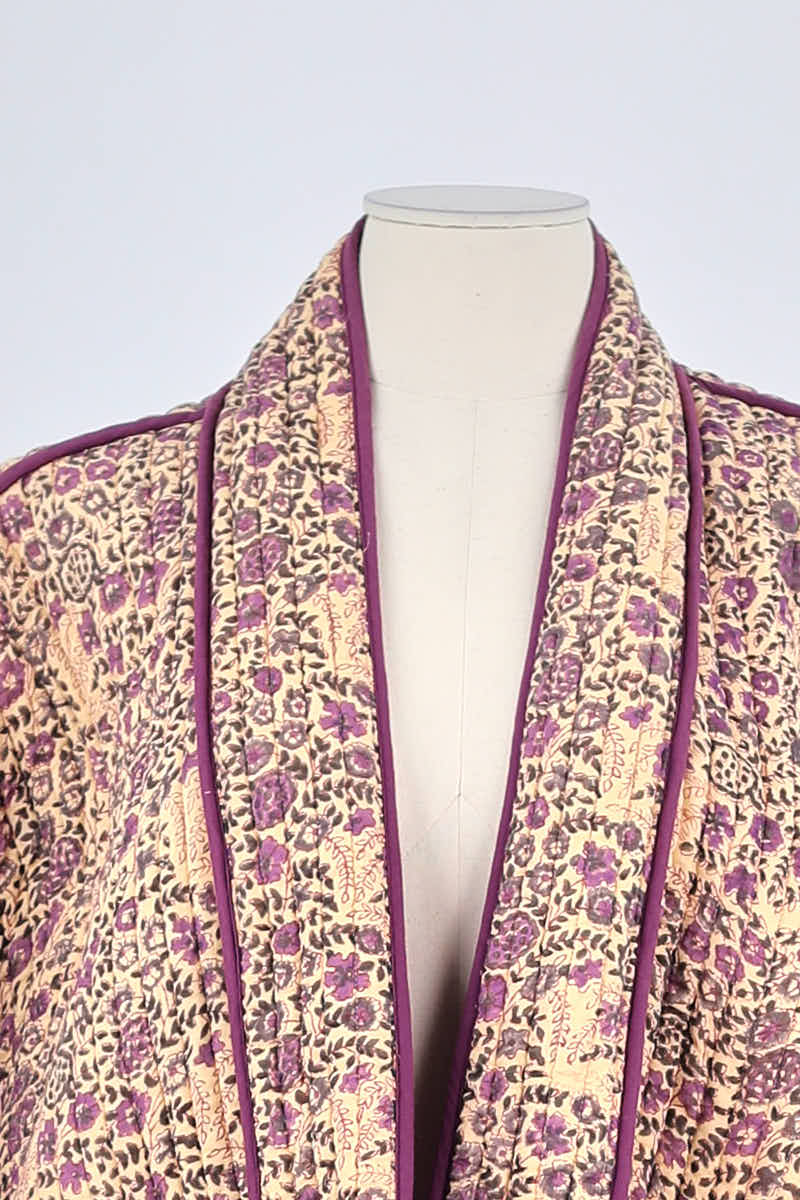 Veste Laurence Bras Violet en Coton