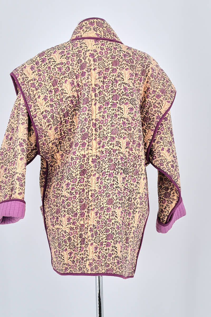Veste Laurence Bras Violet en Coton