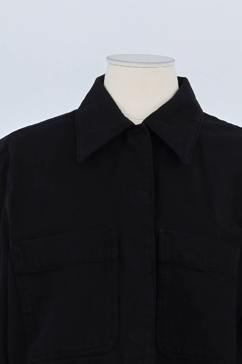 Veste Lemaire Noir en Coton