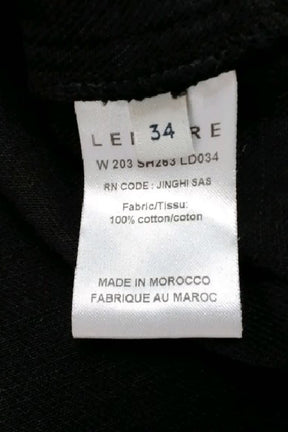 Veste Lemaire Noir en Coton