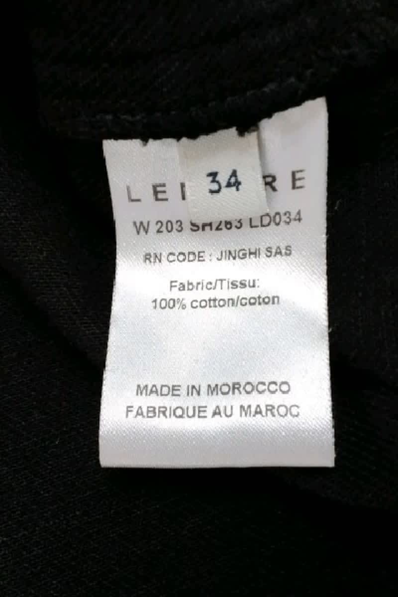 Veste Lemaire Noir en Coton