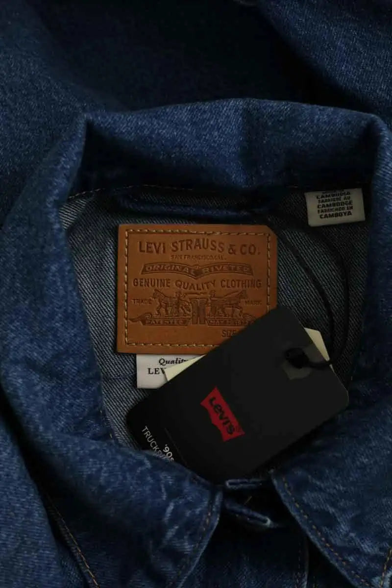 Veste Levi's 90's trucker jacket Bleu en Coton