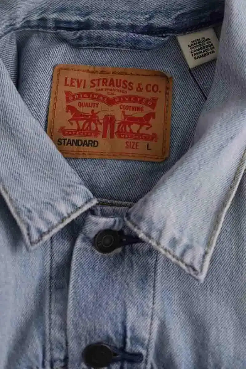 Veste Levi's Bleu en Coton