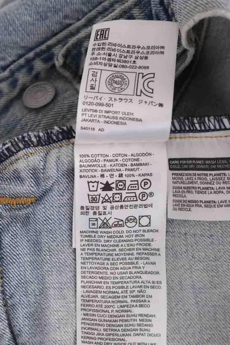 Veste Levi's Bleu en Coton